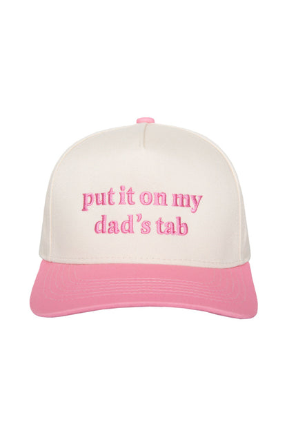 Put It On My Dad's Tab Vintage Hat