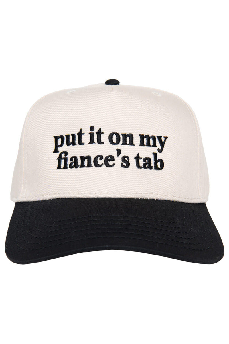 Put It On My Fiance's Tab Two-Toned Vintage Hat