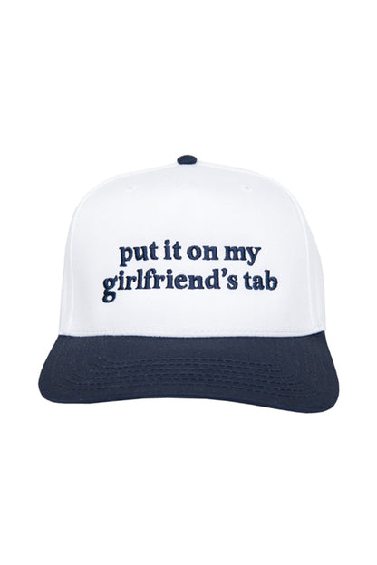 Put It On My Girlfriend's Tab Two-Toned Hat