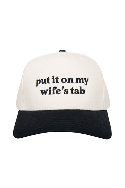 Put It On My Wife's Tab Vintage Trucker Hat
