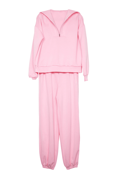 Pink Scuba Pants Set Matching