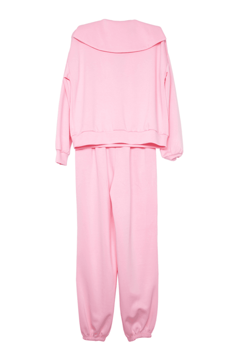 Pink Scuba Pants Set Matching