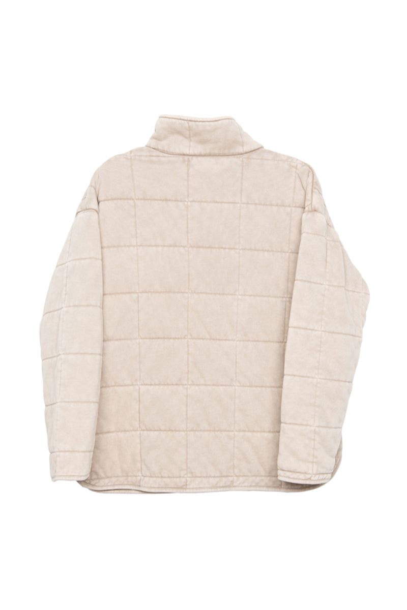 Beige Lightweight Women's Quilted Jackets