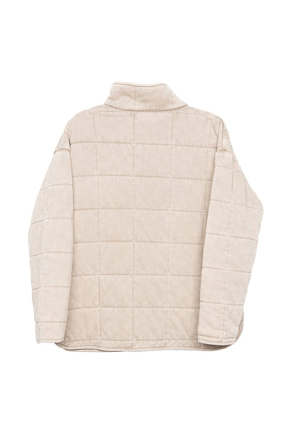 Beige Lightweight Women's Quilted Jackets