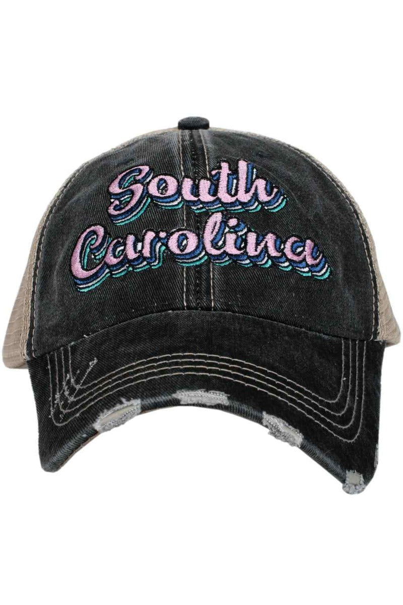 South Carolina Layered Trucker Hats