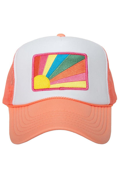 Bursting Sunshine Patch Foam Trucker Hat