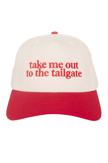 Take Me Out To The Tailgate Two-Toned Hat