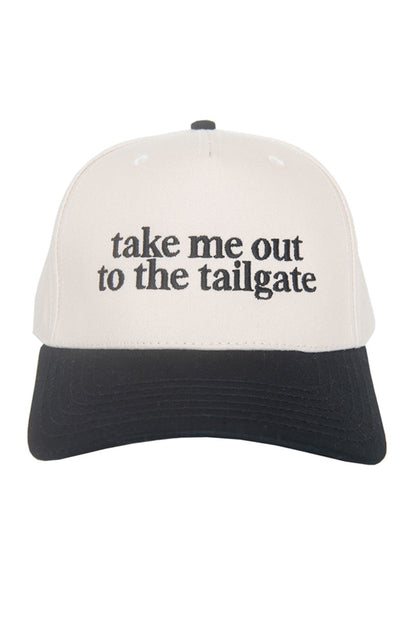 Take Me Out To The Tailgate Two-Toned Hat