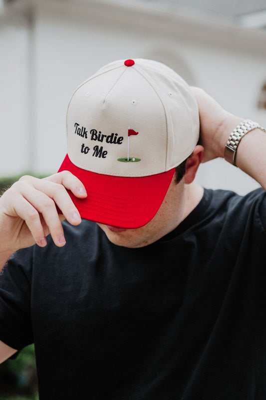 Talk Birdie To Me Men's Golf Vintage Hat