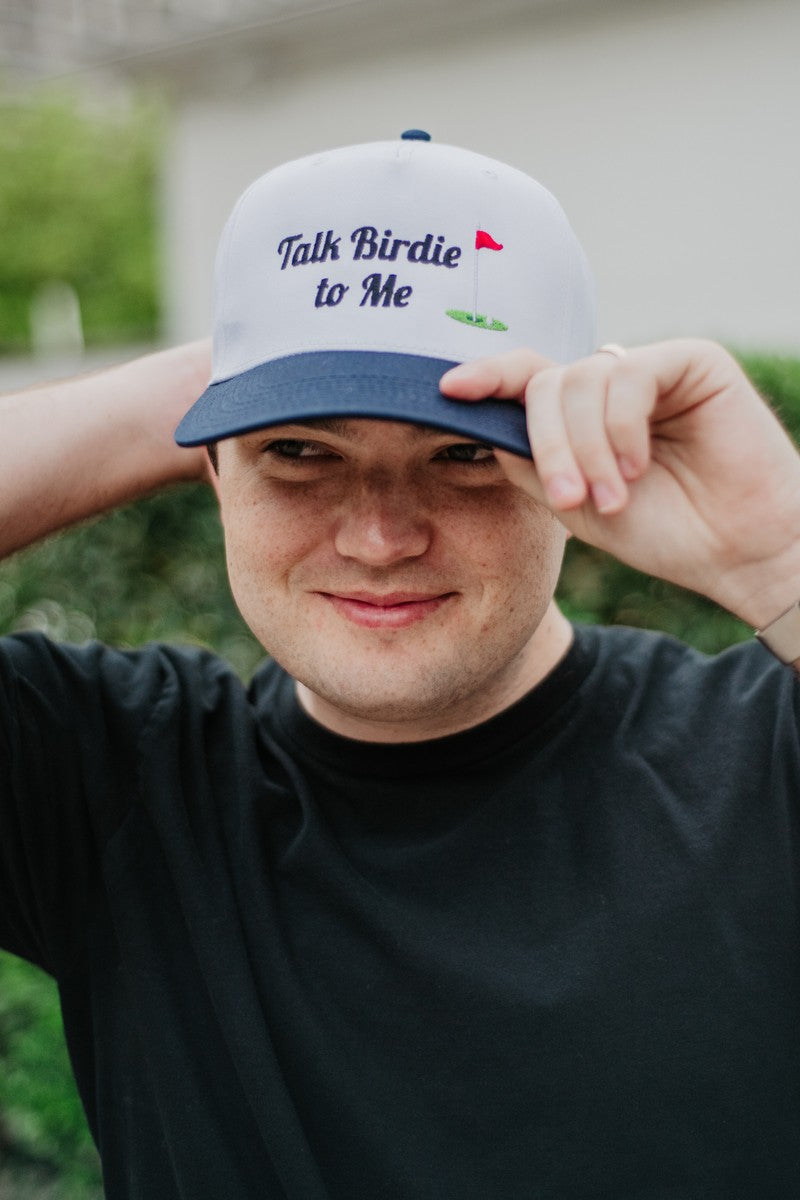 Talk Birdie To Me Men's Golf Vintage Hat