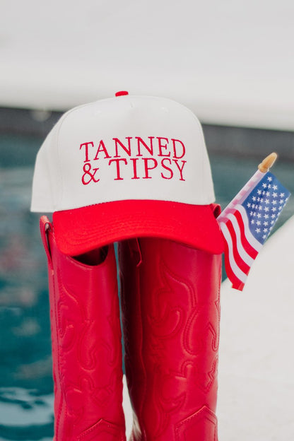 Tanned & Tipsy Vintage Hat