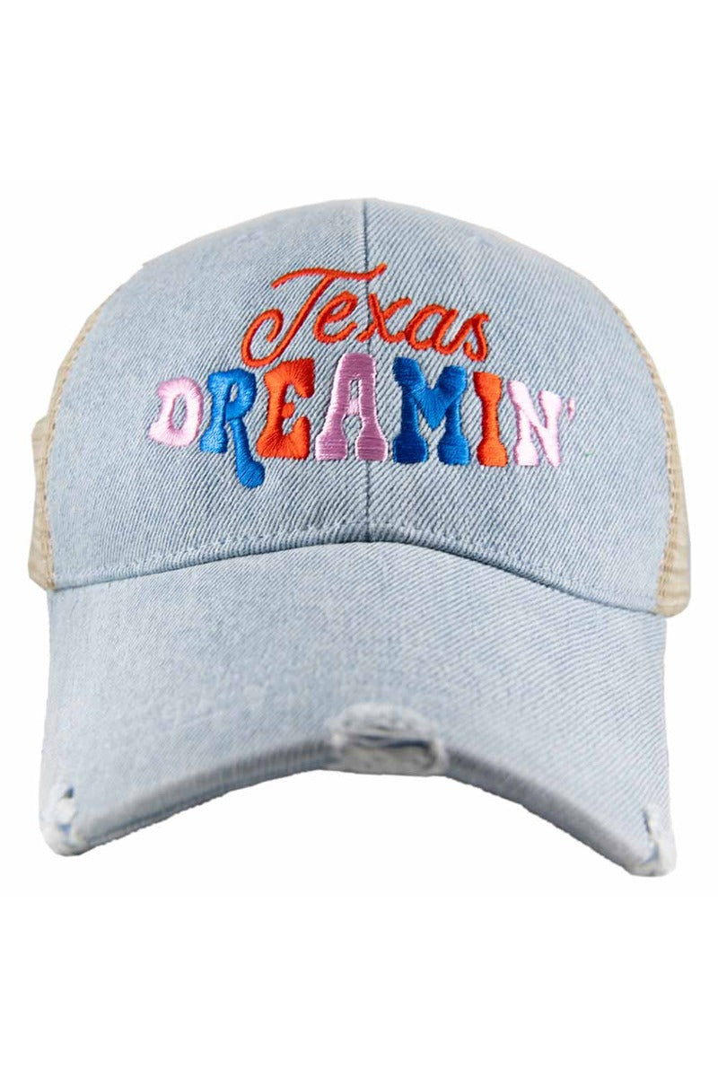 Texas Dreamin' Denim Trucker Hat