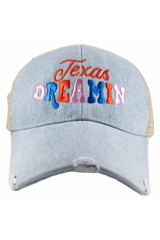 Texas Dreamin' Denim Trucker Hat