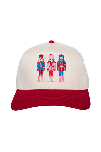 Nutcrackers Embroidered Two-Toned Hat