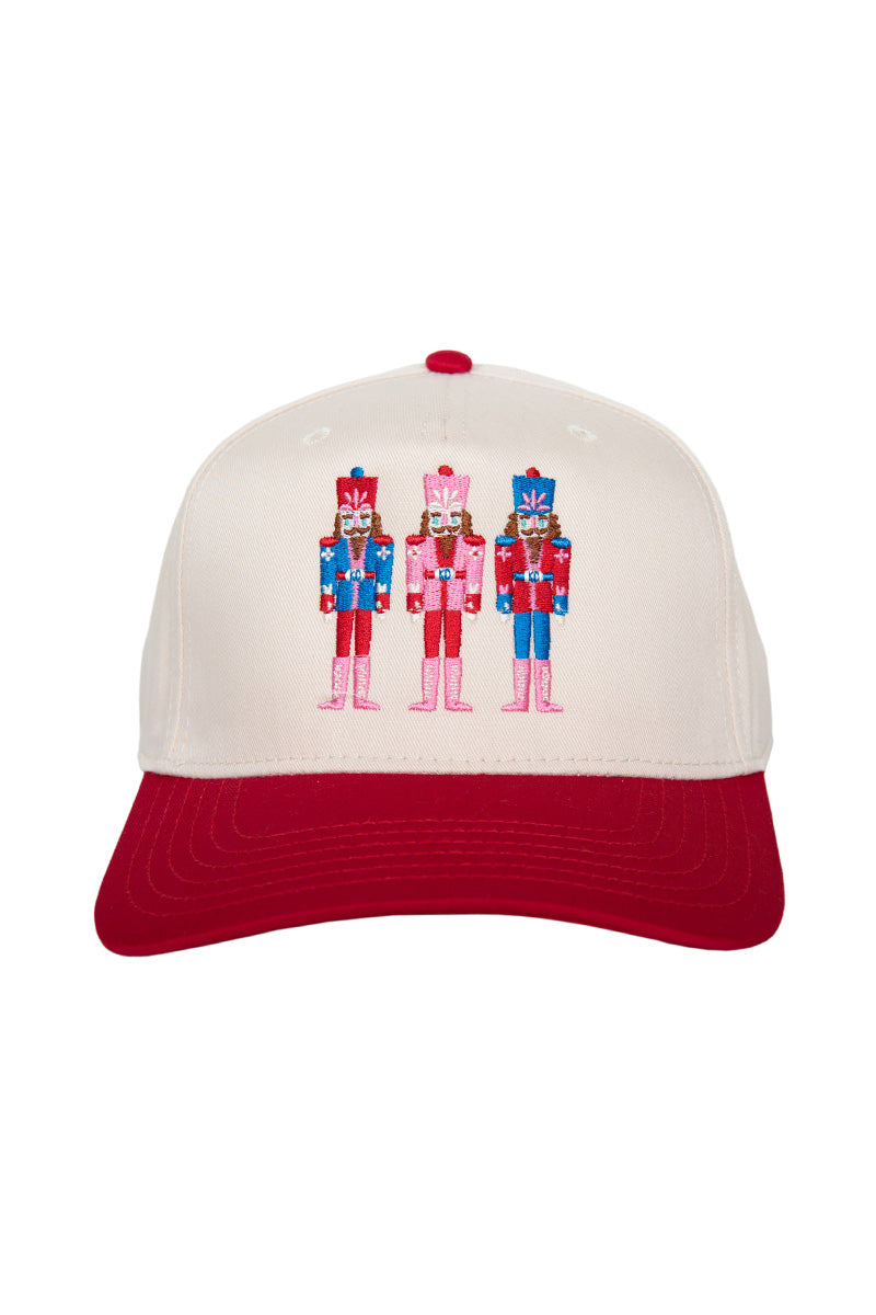 Nutcrackers Embroidered Two-Toned Hat