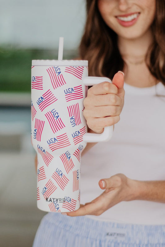 USA Flags Repeat Tumbler