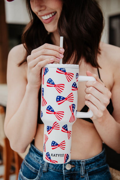 American Bows 38 Oz Tumbler with Handle