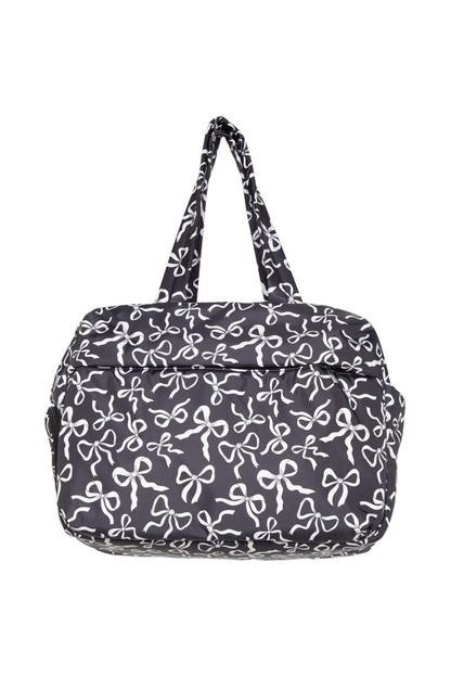 Black & White Bows Women's Weekender Bag
