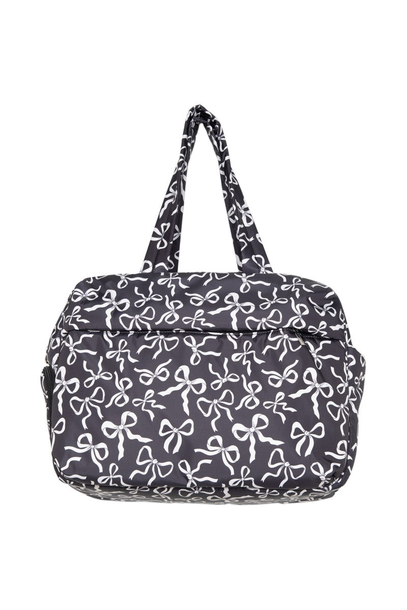 Black & White Bows Women's Weekender Bag