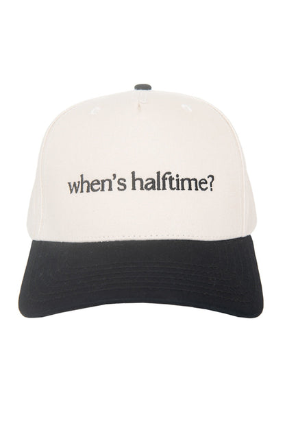 When's Halftime? Two-Toned Vintage Hat