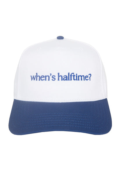 When's Halftime? Two-Toned Vintage Hat