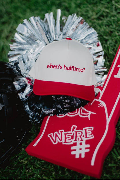 When's Halftime? Two-Toned Vintage Hat