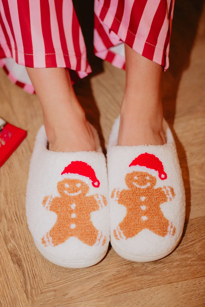Gingerbread Man Women's Slippers