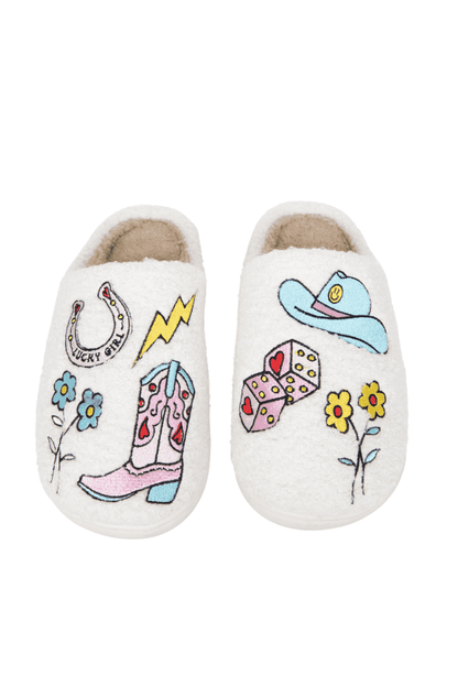 Lucky Cowgirl Icons Shoes Slippers