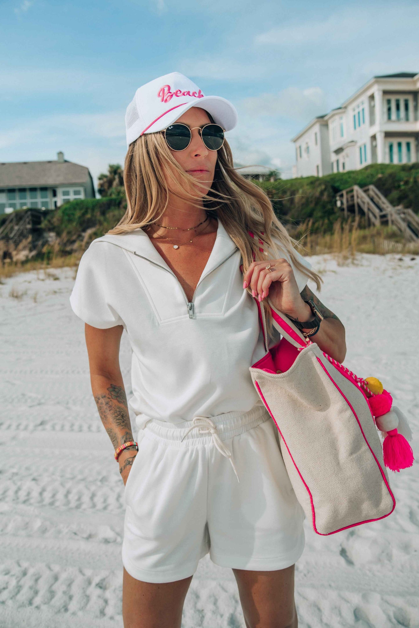 White Two Piece Scuba Set