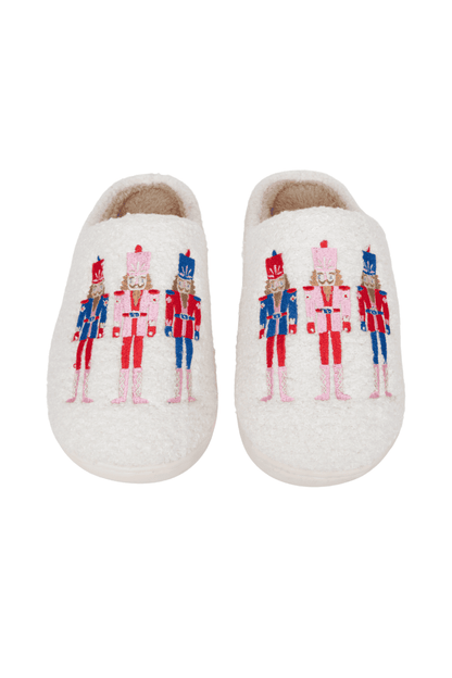 Nutcrackers Holiday Slippers Women