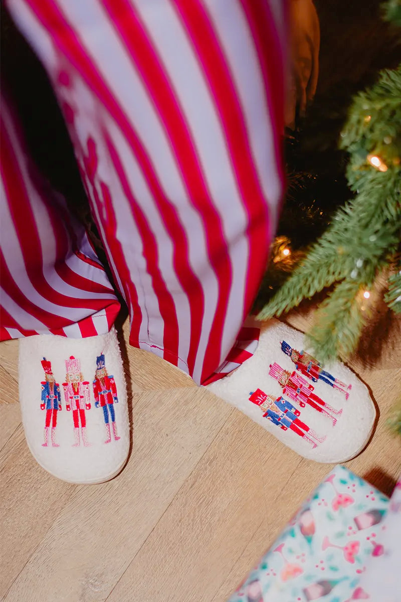 Nutcrackers Holiday Slippers Women