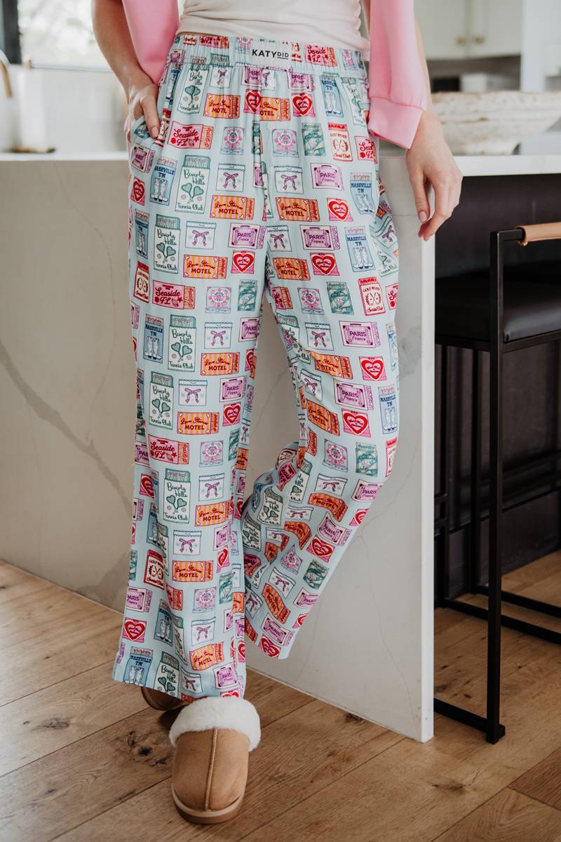 Traveling Matchbook Boxer Pants
